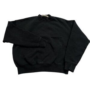 Essentials Fear of God Mock Neck Sweatshirt in Black